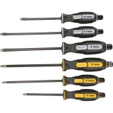 Set surubelnite de impact 6 piese Topex, CRV, capat magnetic