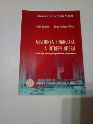 GESTIUNEA FINANCIARA A INTREPRINDERII~ APLICATII,TESTE GRILA,PROBLEME,RASPUNSURI foto