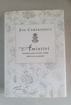 ZOE CAMARASESCU - AMINTIRI - EDITIE CARTONATA DE LUX foto