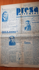 ziarul presa olteniei 2 aprilie 1938-articolul &amp;quot; aeromodelismul &amp;quot; foto