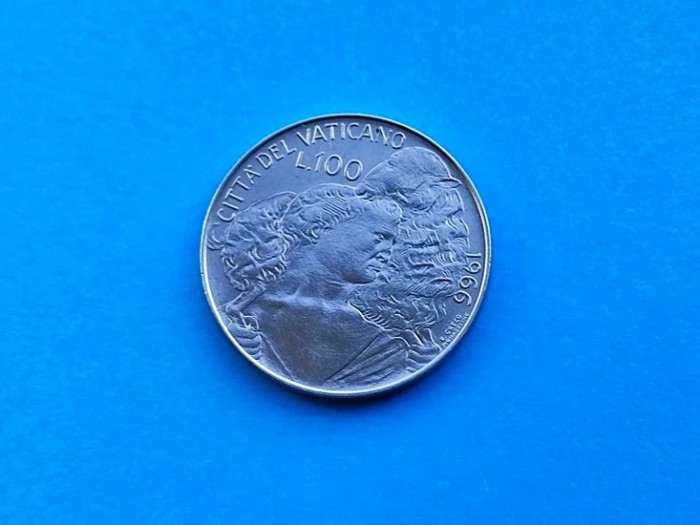 100 Lire 1966 Vatican-AUNC+++