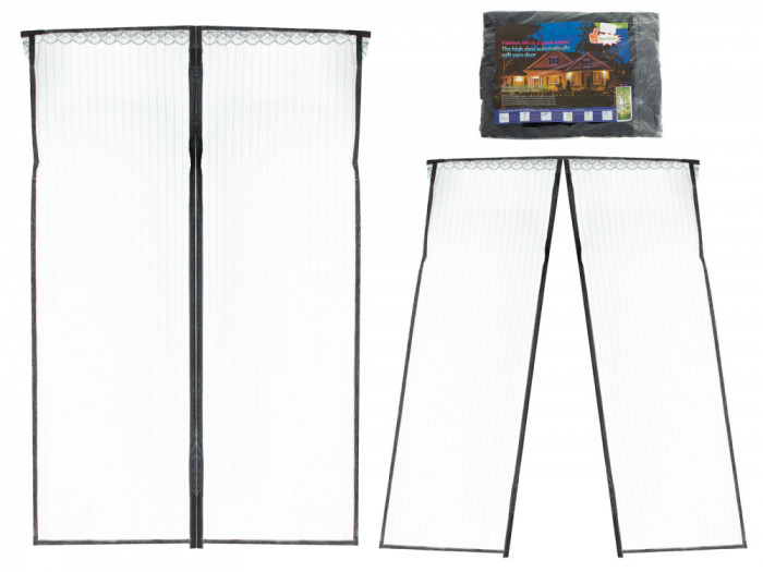Plasa de tantari magnetica pentru usa, dimensiune 160 x 230 cm