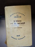 L/&ecirc;tre et le n&eacute;ant - J.-P. Sartre