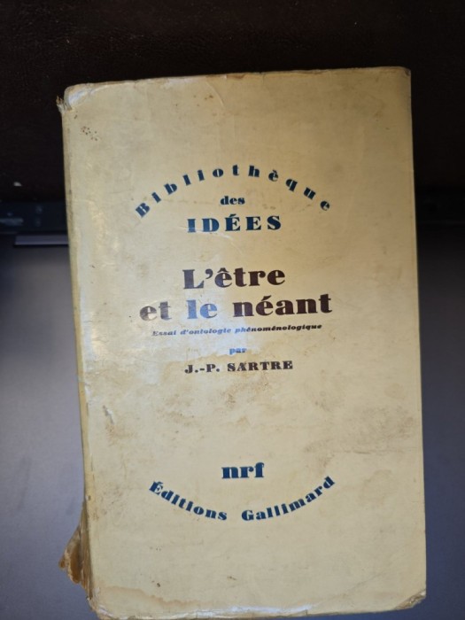 L/&ecirc;tre et le n&eacute;ant - J.-P. Sartre