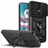 Cumpara ieftin Husa Antisoc Motorola Edge 40 Neo cu Protectie Camera Negru TCSS, Techsuit
