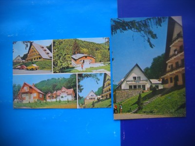 HOPCT LOT 2294 BAILE BALVANYOS-JUD COVASNA -2 CARTI POSTALE-CIRCULATE foto