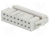 Conector IDC, 16 pini, pas pini 2.54mm, AMPHENOL - 71600-116LF foto