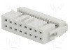 Conector IDC, 16 pini, pas pini 2.54mm, AMPHENOL - 71600-116LF