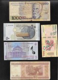 Set 5 bancnote de prin lume adunate (cele din imagini) #194