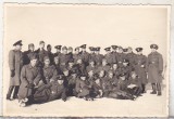 Bnk foto Jandarmi la instructie - anii `40, Alb-Negru, Romania 1900 - 1950, Militar