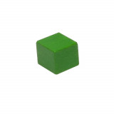 Wooden Cube 8 mm - Verde