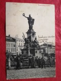 CP - ARAD - Statuia Libertatii, Circulata, Fotografie