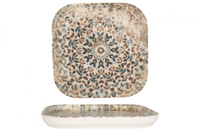 Rinart Placa de service - Aztec - Por&amp;Aring;&amp;pound;elan - 17x17 cm - set de 2 foto