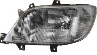 Far Mercedes Sprinter 208-414, 04.2000-12.2002, Stanga, tip bec H1+H7, reglare electrica, fara motoras, ECE, Depo, 9018201061, A9018201061 foto