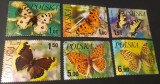 Polonia-Serie completă de 6 timbre tematice &bdquo;Fluturi Autohtoni&rdquo; &ndash; Polonia &ndash; 1977 (MNH / Neuzate)