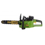 Drujba cu acumulator Procraft, 2600 W, 220 V, 4 Ah, 5000 rpm, pas lant 3/8 inch, 26 dinti, 52 pinteni