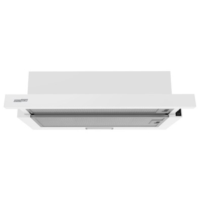 Hotă extractibilă HOMEFORT HPK611W, &amp;icirc;ncorporată, iluminare LED, 1 motor, 408 m3/h, 54-66 dB, lățime 60 cm, B foto