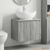 Cumpara ieftin Dulap pentru Chiuveta de Baie Sonoma gri 62,5 x 44,5 x 80 cm