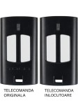 Telecomanda inlocuitoare poarta garaj 2 butoane cod saritor frecventa 433.92MHz Beninca TO.GO2WV compatibila cu originalul (801)