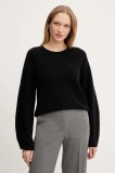 BOSS Orange pulover din amestec de l&acirc;nă culoarea negru, 50548929