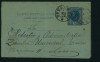 Carte poștală circulată 1891