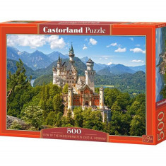 Puzzle 500 piese „View of the Neuschwanstein Castle, Germany”