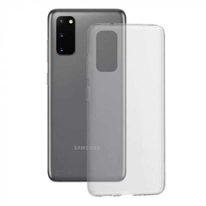 Husa pentru Samsung Galaxy S20 / S20 5G, Techsuit Clear Silicone, Transparenta