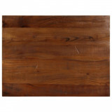 VidaXL Blat de masă, 80x60x2,5 cm, dreptunghiular, lemn masiv reciclat