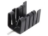Radiator Extrudat U Negru 25.4mm 14.5mm 13.51mm 21K/W