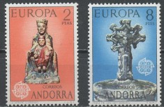 C58 - Andora spaniola 1974 - Europa 2v.neuzat,perfecta stare foto