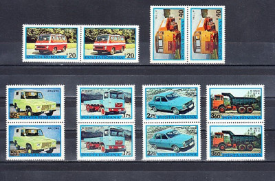 M1 TX9 4 - 1975 - Autovehicule romanesti - perechi de doua timbre foto