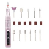 Cumpara ieftin Freza Unghii Portabila DiamondEdge PRO 35.000 RPM - LUXORISE, Pink