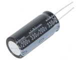 Condensator Electrolitic 330uF 200V THT