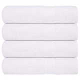 Cumpara ieftin Prosoape de baie, FROGN, 4 buc., alb, 100x150 cm, 360 g/m&sup2;