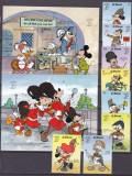 St.Vincent 1990 Disney EXPO Londra MI 1517-1524 + bl. 97,98 MNH