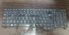Tastatura laptop second hand Dell E5520 E5530 Layout Franceza 0TGN2Y foto