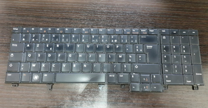 Tastatura laptop second hand Dell E5520 E5530 Layout Franceza cu Backlite 0MR51M