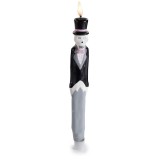 Cumpara ieftin Lumanare Halloween ceara multicolora cu led IIIII cm 4 x 2,5 x 30 H