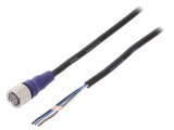 Cablu pentru senzori M12 mamă, 4 pini, 2m OMRON, IP67, PVC