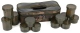 Geanta Fox Camolite 12 Pot Hookbait Case, 32.5x16.5x9.5cm