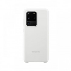 Husa Originala Samsung Galaxy S20 Ultra Silicone Cover White