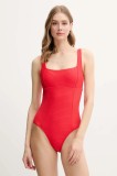 Rip Curl costum de baie dintr-o bucată culoarea roșu, cupa usor rigidizata, 0AYWSW