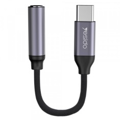 Adaptor Audio USB-C - 3.5mm Yesido YAU19, Negru