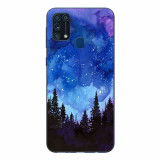 Husa Samsung Galaxy M31 si M21S Silicon Gel Tpu Model Night Forest