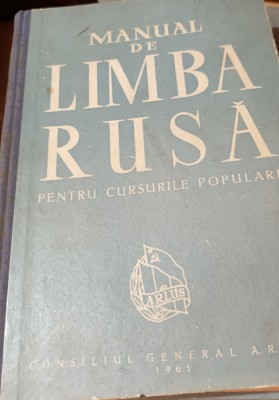 MANUAL DE LIMBA RUSA PENTRU CURSURILE POPULARE foto