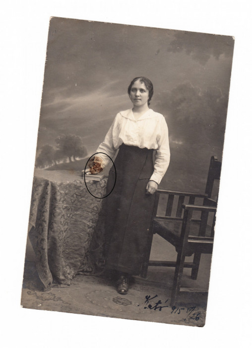 Fotografie tip CP atelier Julietta Bucuresti, 1915