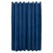 Draperie opaca albastru inchis 290x245cm catifea inele metalice
