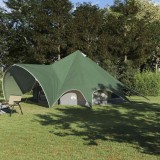 Cumpara ieftin Cort Teepee cu acoperis Verde si gri 600 x 600 x 347 cm