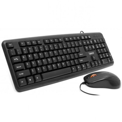 Kit mouse tastatura Spacer SPDS-S6201 , USB , Negru foto
