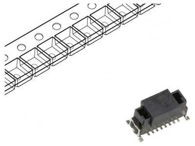 Conector PCB-PCB Tată 12 Pin 1.27mm SMT Archer Kontrol foto